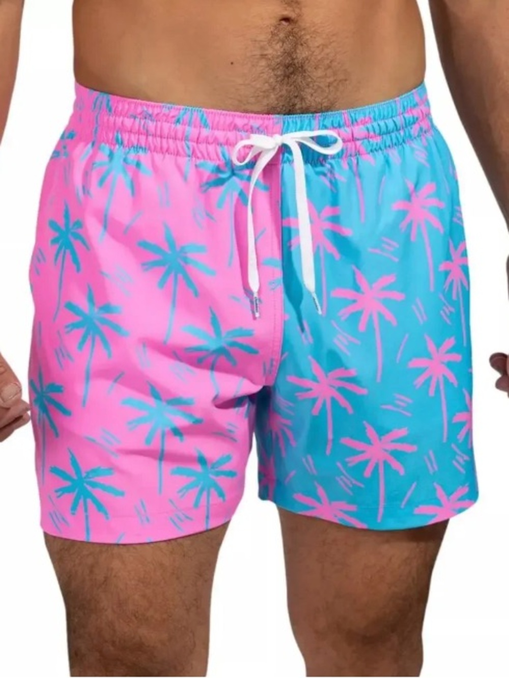 Chubbies Men’s Prince of Prints Palm Tree Swim Trunks